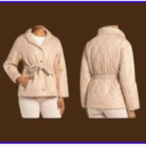 KATE SPADE NEW YORK onion quilted jacket Orig$200 Sz M & L